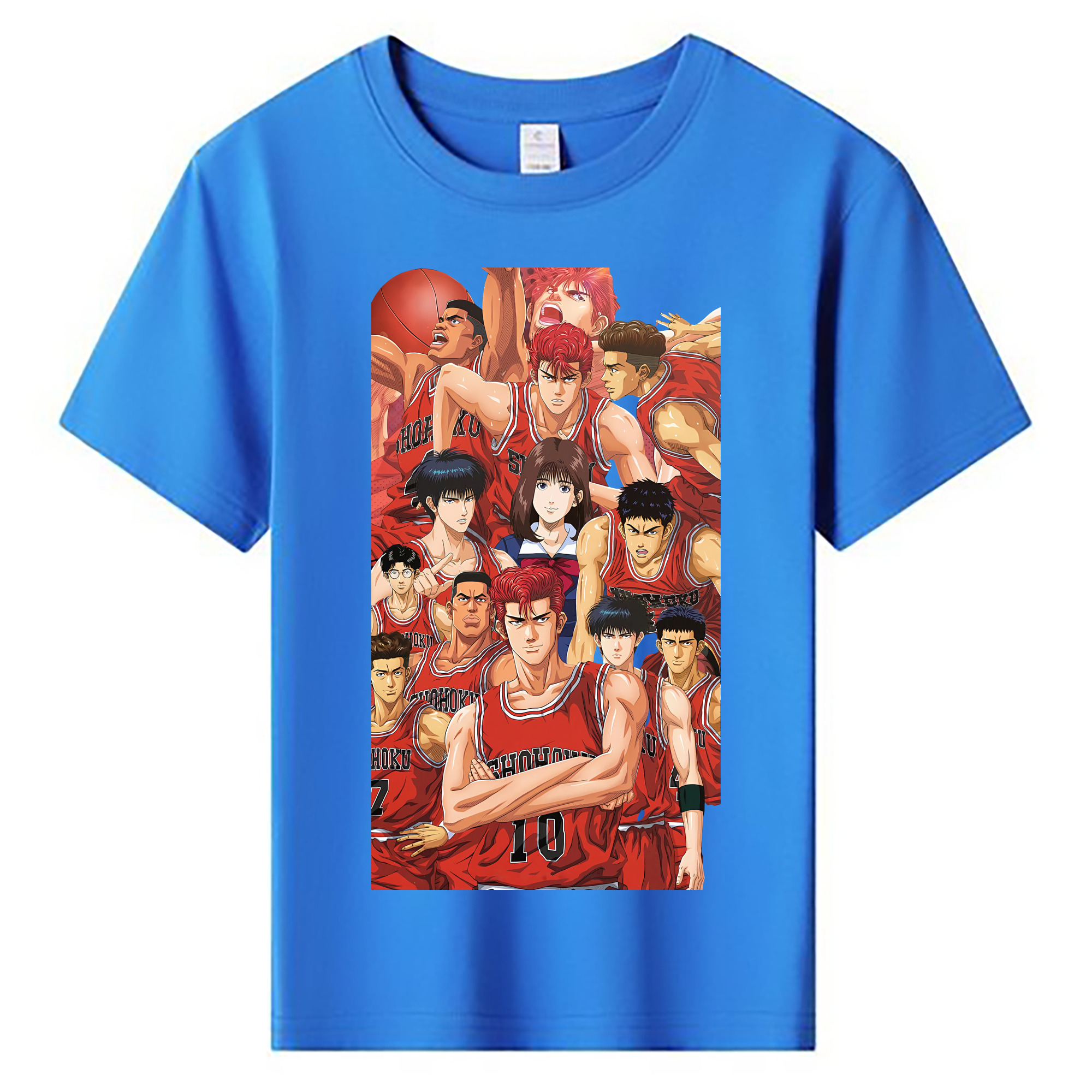 （画像用） SLAM DUNK／スラムダンク 綿100％キッズTシャツ（フロントプリント）